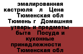 эмалированная кастрюля, 4л › Цена ­ 500 - Тюменская обл., Тюмень г. Домашняя утварь и предметы быта » Посуда и кухонные принадлежности   . Тюменская обл.